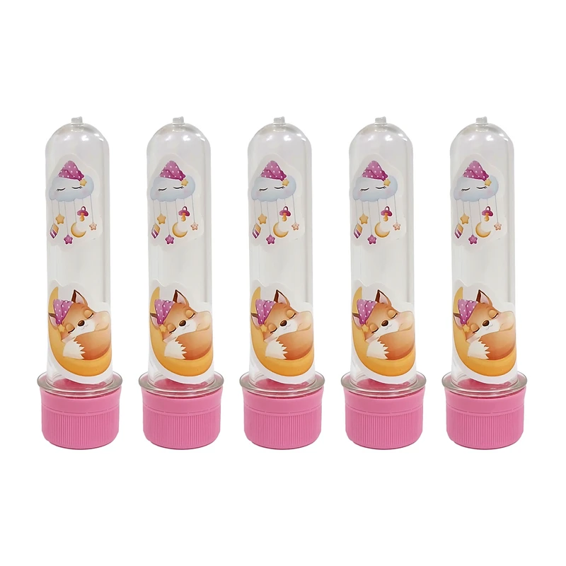 گیفت کپسول اسمارتیز مدل روباه بی بی دختر طرح 02 مجموعه 5 عددی