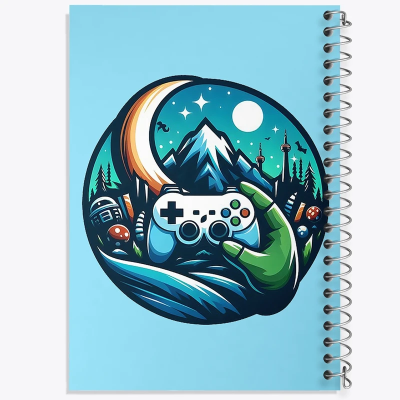 دفتر شطرنجی 50 برگ خندالو مدل گیمر کد F2890