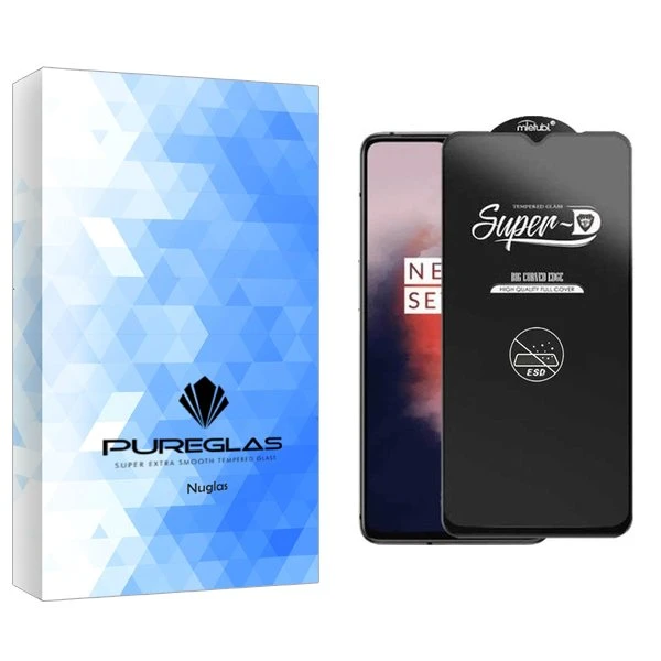 محافظ صفحه نمایش پیور گلس مدل NueGlas SuperD_ESD مناسب برای گوشی موبایل وان پلاس 7T