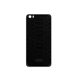 MAHOOT Black-Snake-Leather Cover Sticker for Xiaomi Mi 5