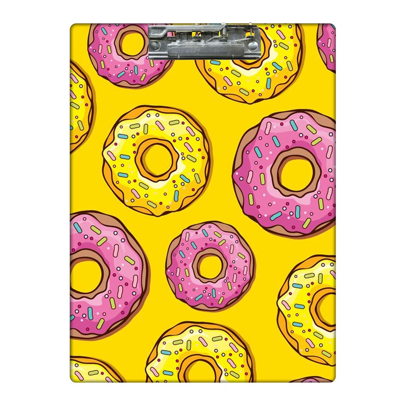 تخته شاسی طرح دونات با زمینه زرد کد  8154488 سایز A4