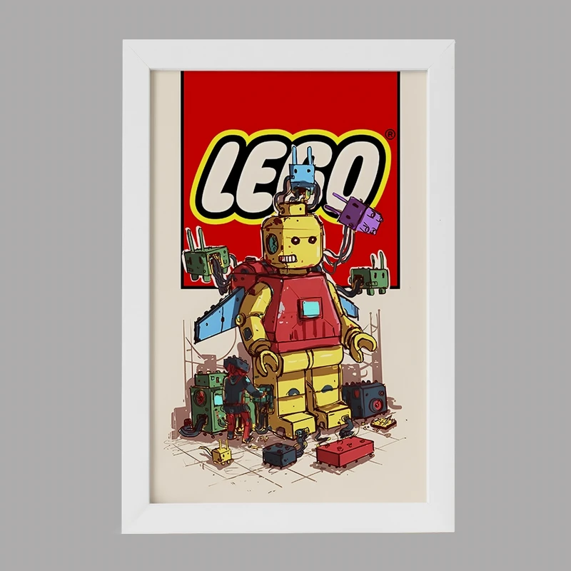 تابلو خندالو مدل لگو (Lego) کد F4366