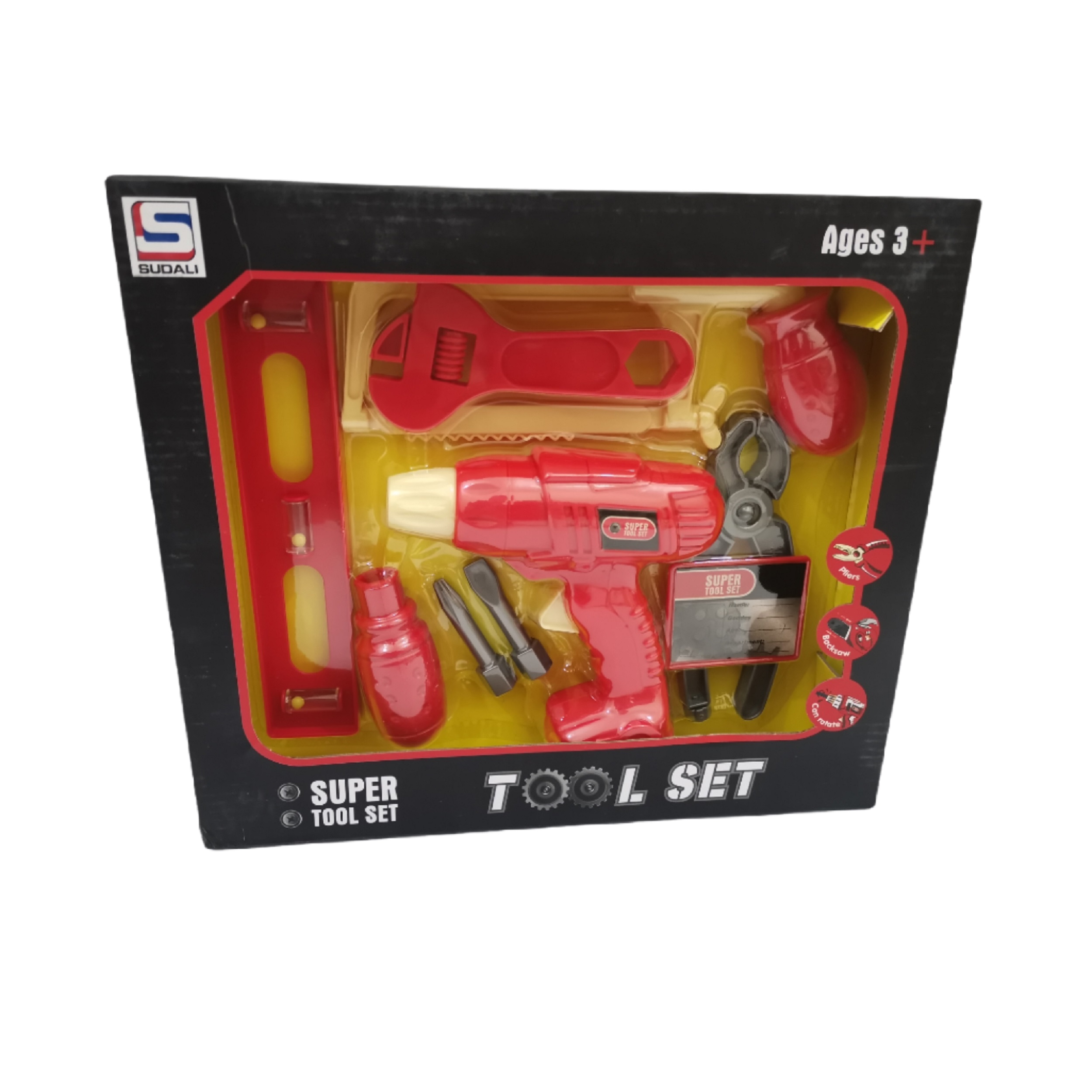 ست اسباب بازی ابزار کد M68