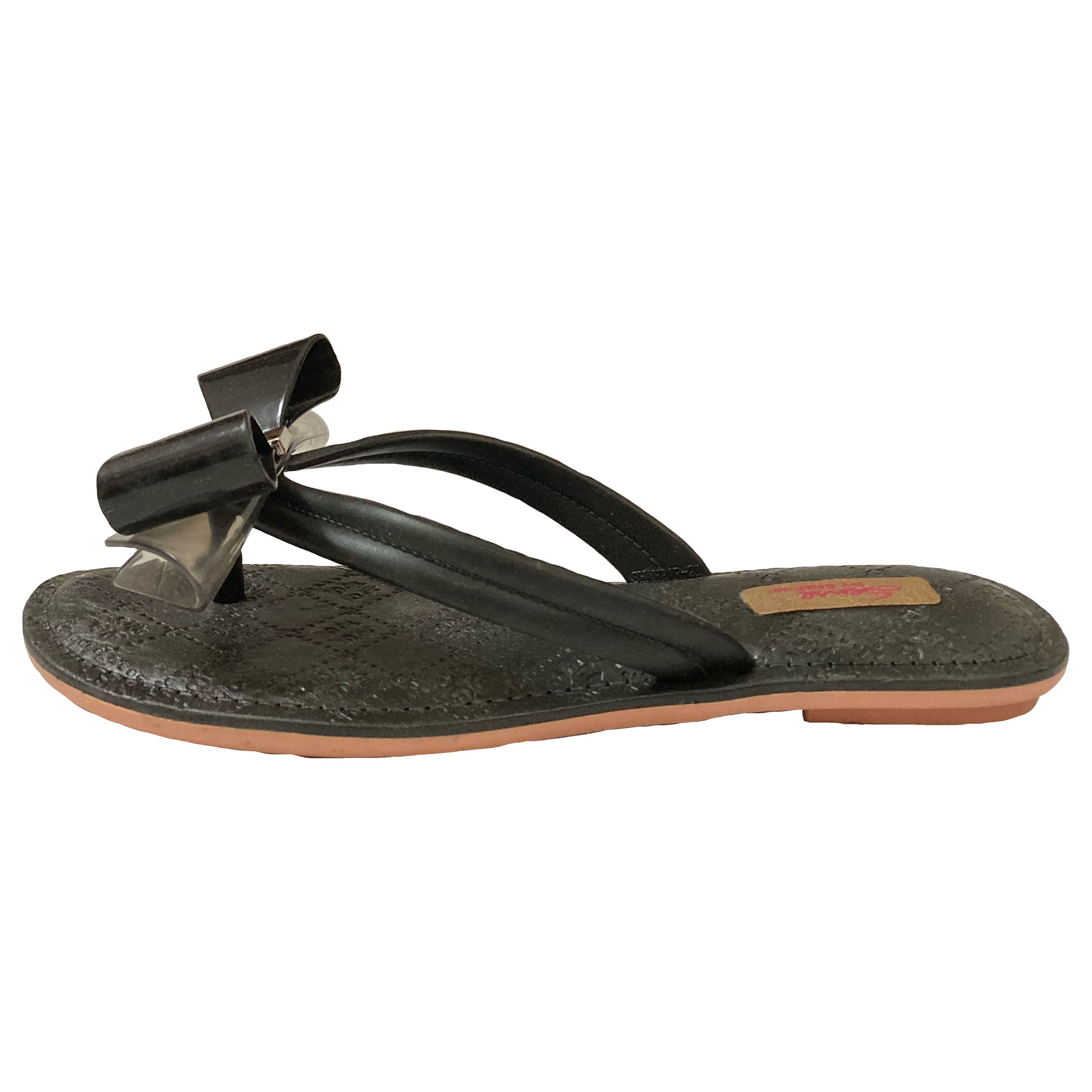 دمپایی زنانه شهپر مدل P1-parnia-BK