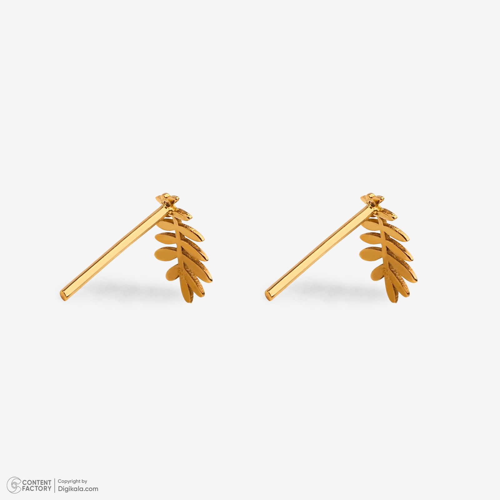 نیم ست طلا 18 عیار زنانه سایا گلد مدل شاخه برگ ns10 -  - 10