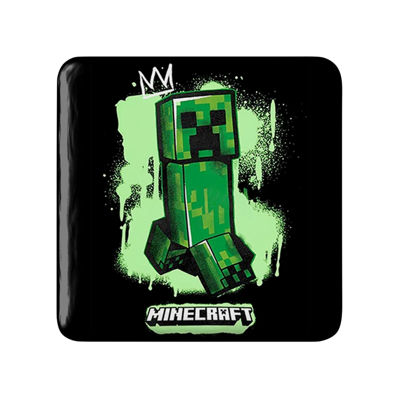 مگنت خندالو طرح بازی ماینکرافت (Minecraft) مدل مربعی کد 37007