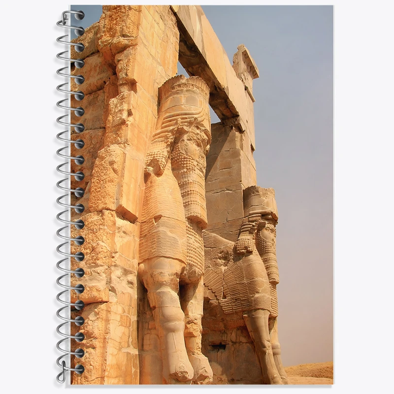 دفتر نت موسیقی 50 برگ خندالو طرح تخت جمشید کد F6335