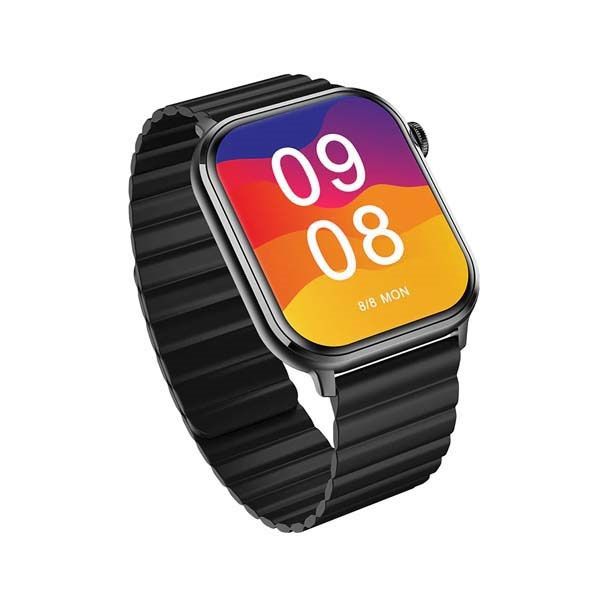 ساعت هوشمند آی می لب مدل IMILAB W02 دارای قابلیت های صفحه نمایش رنگی، صفحه نمایش لمسی، کنترل موسیقی (Music Player)، کنترل سطح اکسیژن خون، قابلیت مکالمه از طریق بلوتوث بند سیلیکون -  - 5