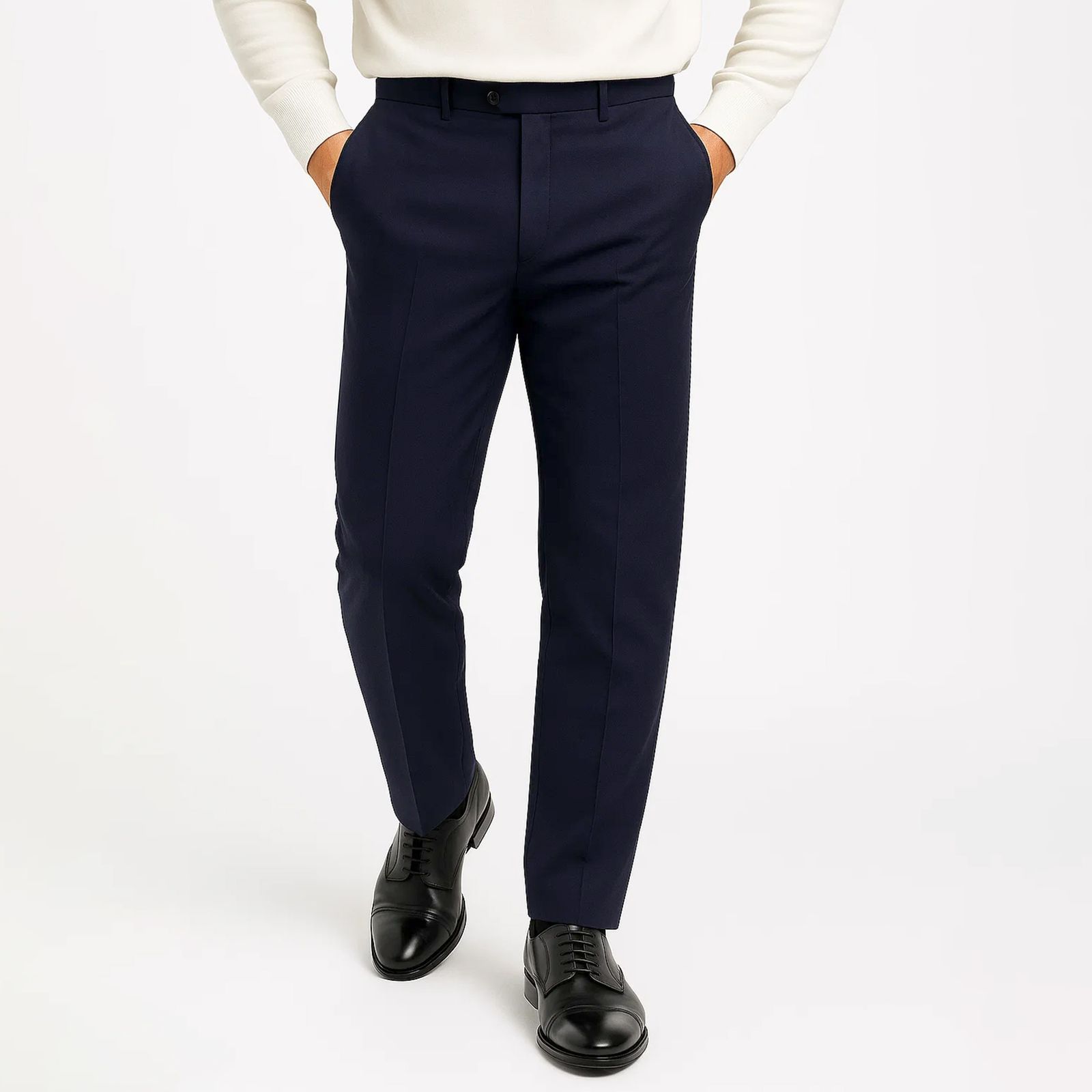 شلوار مردانه کد 123 رنگ سرمه ای -  - 1