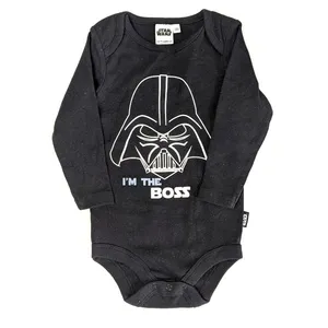 بادی آستین بلند نوزادی استار وارز مدل 201