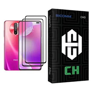 Ricomm CH Glass MIX002 Screen Protector For Xiaomi Poco X2 Pack Of 2