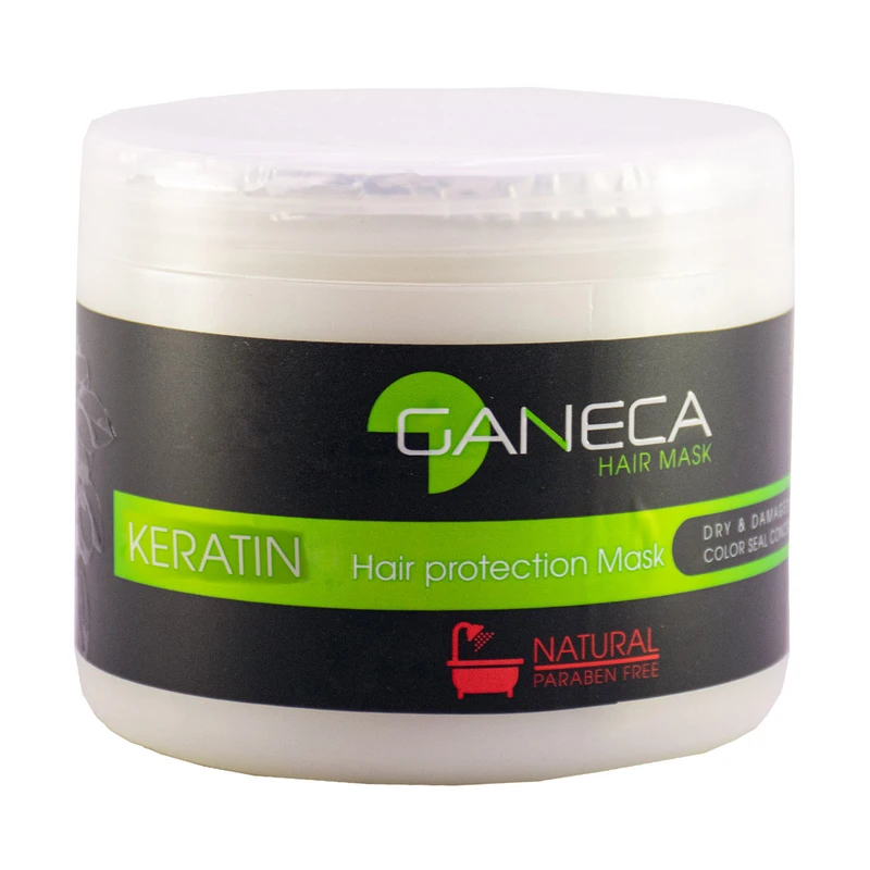 ماسک مو گانسا مدل KERATIN حجم 500 میلی لیتر