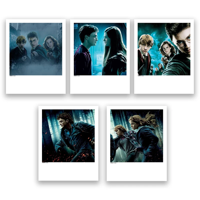 آویز تزیینی عرش مدل فانتزی هری پاتر Harry Potter کد Asa247 مجموعه پنچ عددی