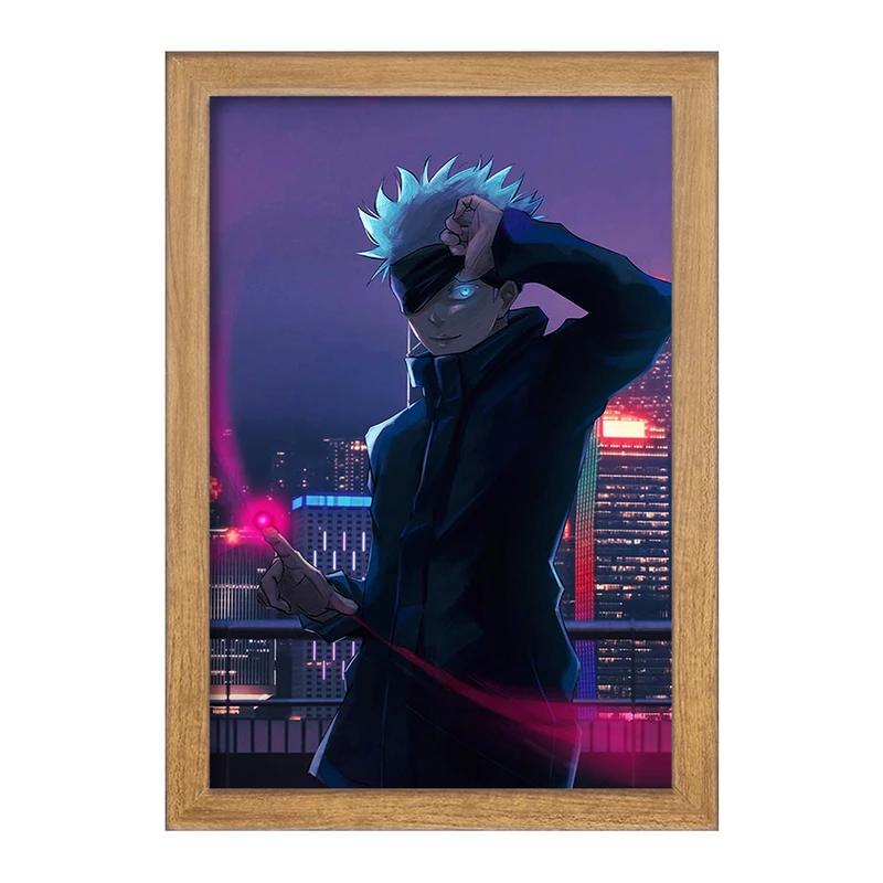 تابلو خندالو مدل گوجو ساتورو انیمه جوجوتسو کایزن کد F749