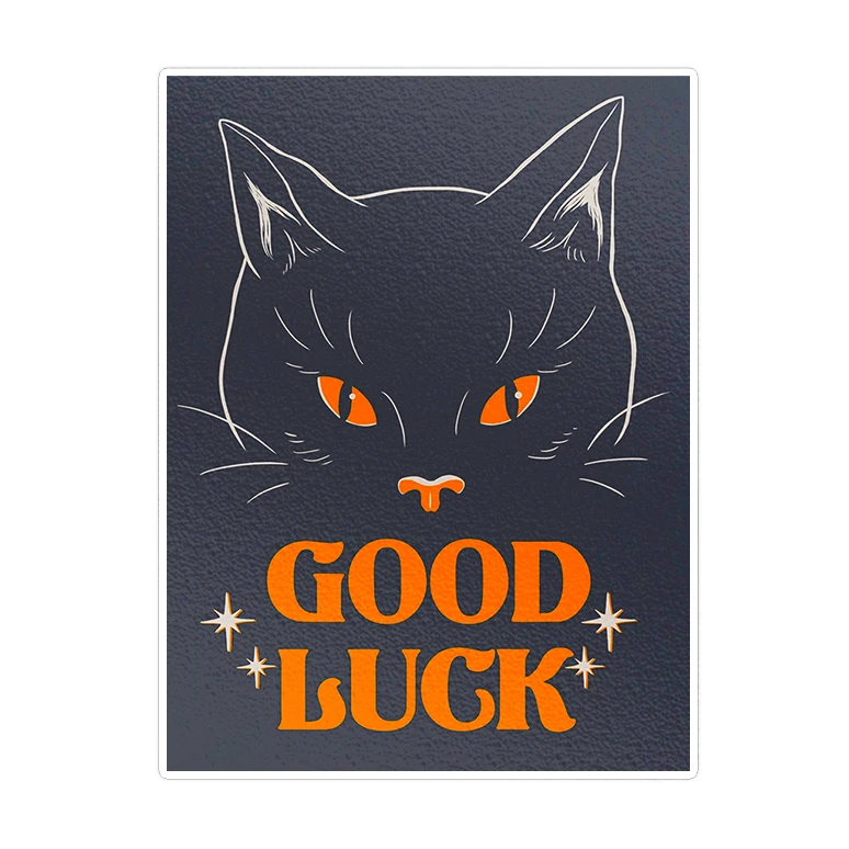 استیکر لپ تاپ ماسا دیزاین طرح good luck مدل STK1030