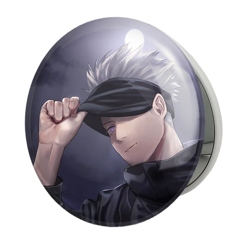 آینه جیبی خندالو طرح گوجو ساتورو انیمه جوجوتسو کایزن مدل تاشو کد 11114 