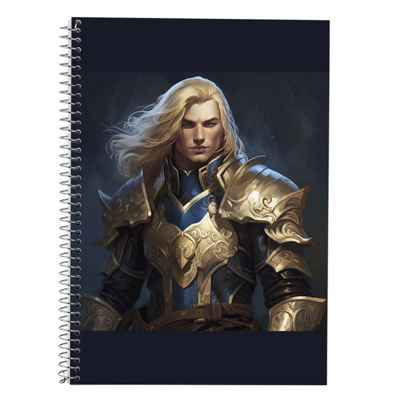 دفتر زبان 50 برگ مدوپد مدل سه خط طرح  ارباب حلقه ها The Lord of the Rings کد DF3067