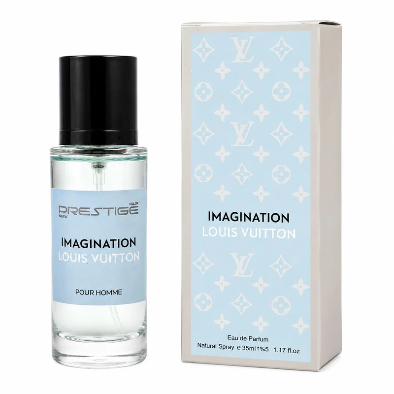 عطر جیبی مردانه نیو پرستیژ کالر مدل Imagination با رایحه شیرین و مرکباتی حجم 35 میلی‌لیتر