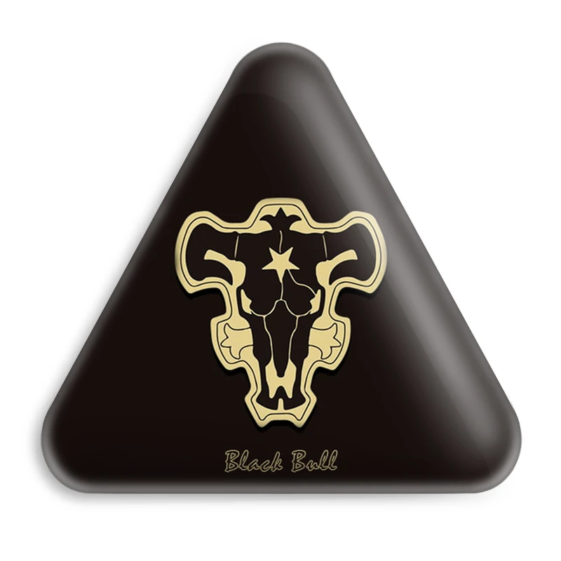 پیکسل خندالو طرح گروه گاو های سیاه انیمه بلک کلاور Black Clover مدل مثلثی کد 11709