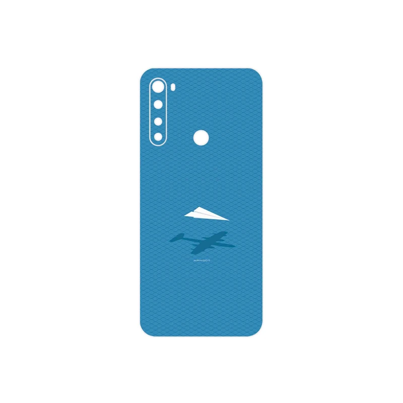 برچسب پوششی ماهوت مدل Minimal Paper Airplane مناسب برای گوشی موبایل شیائومی Redmi Note 8T