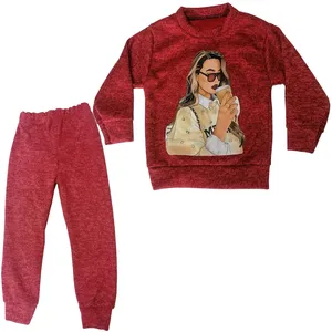 ست سویشرت و شلوار دخترانه مدل آنغوره کد gn166