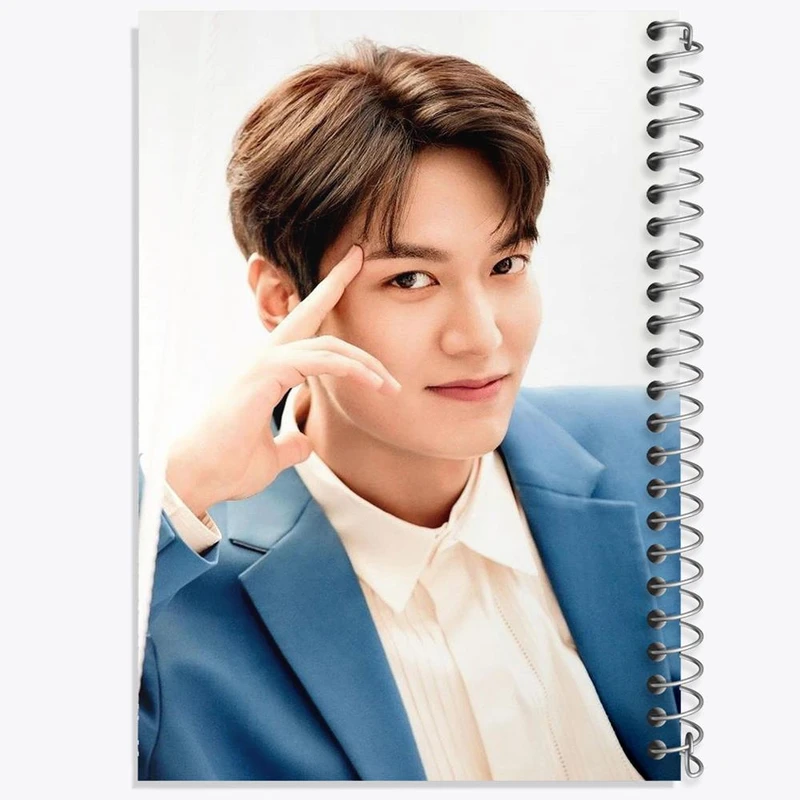 دفتر ژورنال نویسی 50 برگ خندالو مدل نقطه ای طرح لی مین هو Lee min ho کد 20865