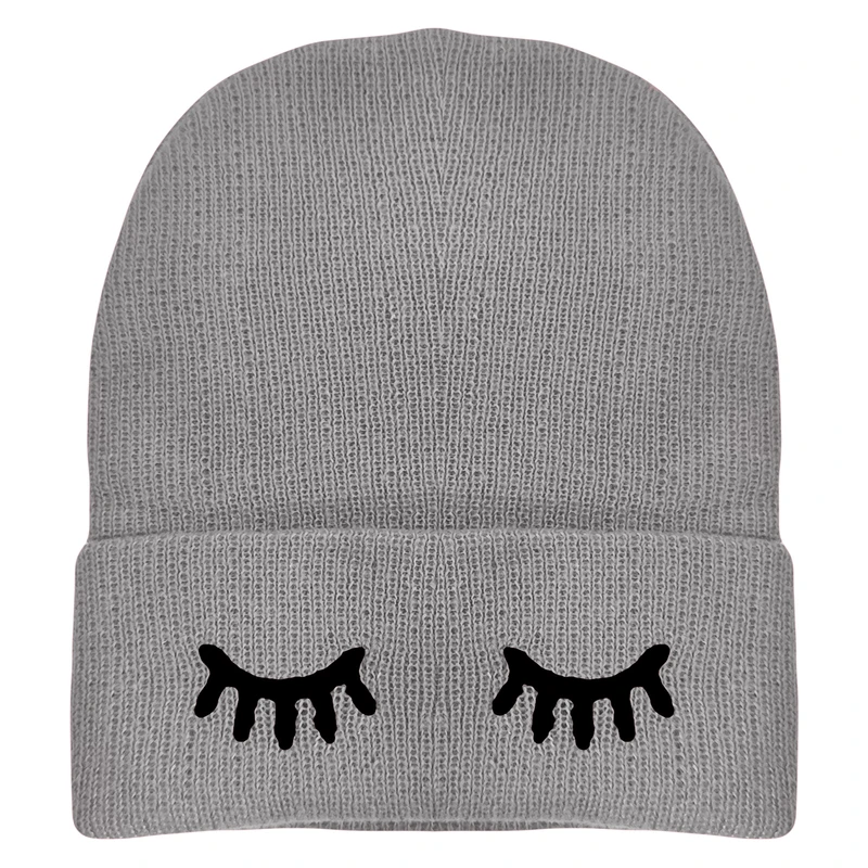 کلاه بافتنی زنانه مدل مژه کد 06