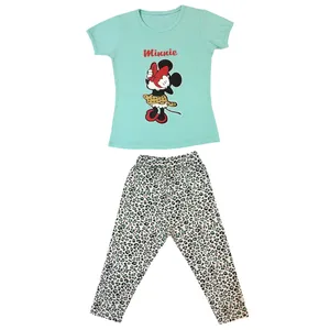 ست تی شرت و شلوار دخترانه مدل DP7001