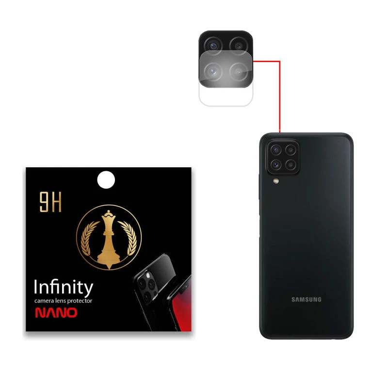 محافظ لنز دوربین اینفینیتی مدل Pro Max مناسب برای گوشی موبایل سامسونگ Galaxy A22 4G