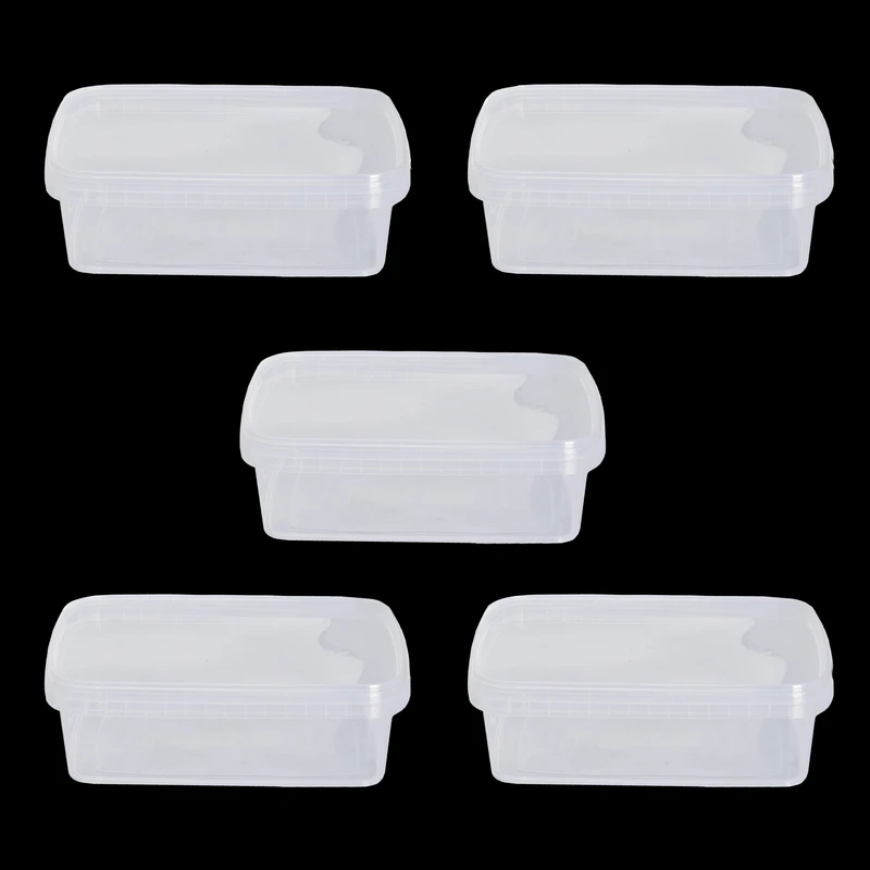 ظرف نگهدارنده مدل مستطیل مجموعه 5 عددی 