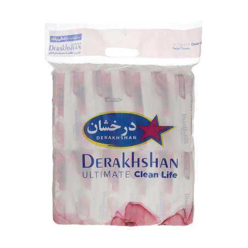 دستمال کاغذی 200 برگ درخشان مدل اقتصادی بسته 10 عددی