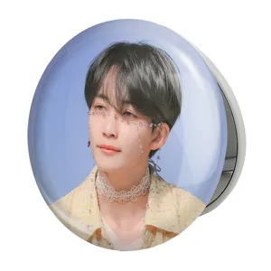 آینه جیبی خندالو طرح جونگهان گروه سونتین Seventeen مدل تاشو کد 21587 