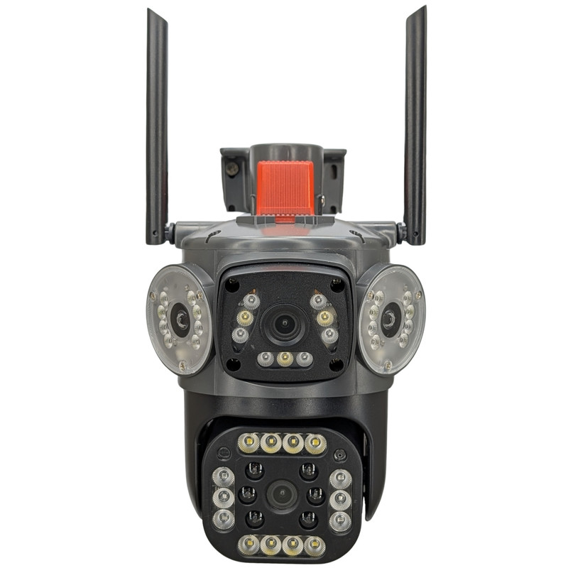 دوربین مداربسته تحت شبکه مدل چرخشی 3تصویر2لنز سیمکارتی