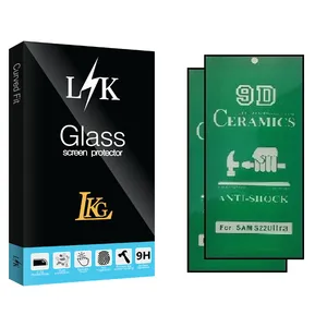 LKG LK Glass Ceramics Screen Protector For Samsung Galaxy S22 Ultra 5G Pack Of 2