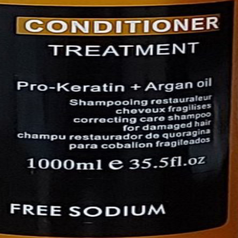 نرم کننده مو انزو سری keratine35 مدل Argan حجم 1000 میلی لیتر