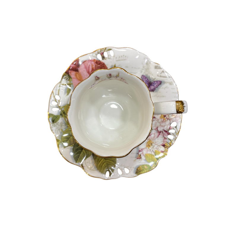 ست فنجان و نعلبکی 12 پارچه لمونژ مدل 88215