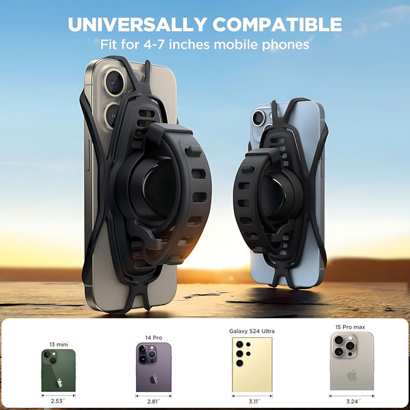 پایه نگهدارنده گوشی موبایل جوی روم مخصوص موتور و دوچرخه مدل JR-Clamp