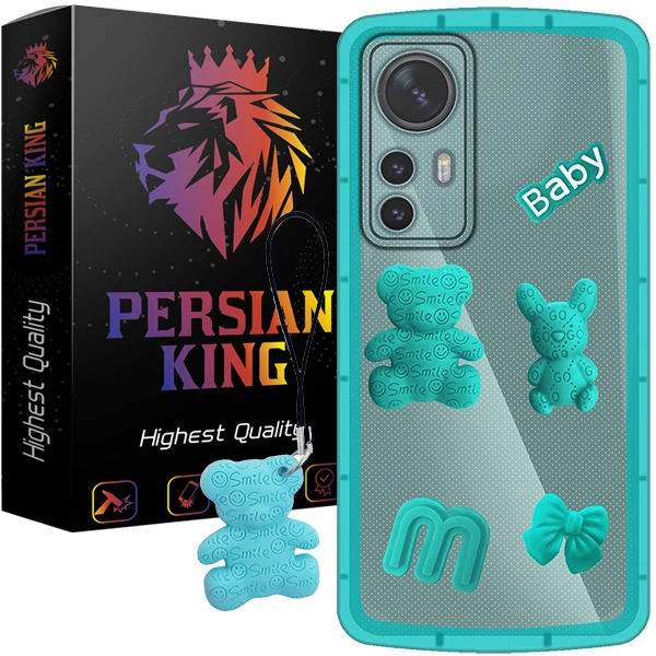 کاور پرشین کینگ مدل Baby 22 مناسب برای گوشی موبایل شیائومی Mi 12T / 12T Pro به همراه بند آویز