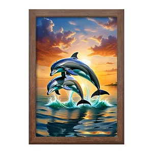 تابلو خندالو طرح دلفین کد F6742