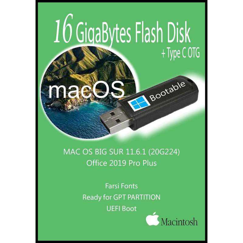 سیستم عامل Mac OS BIG SUR 11.6.1 - Office 2019 - Farsi Fonts نشر اپل