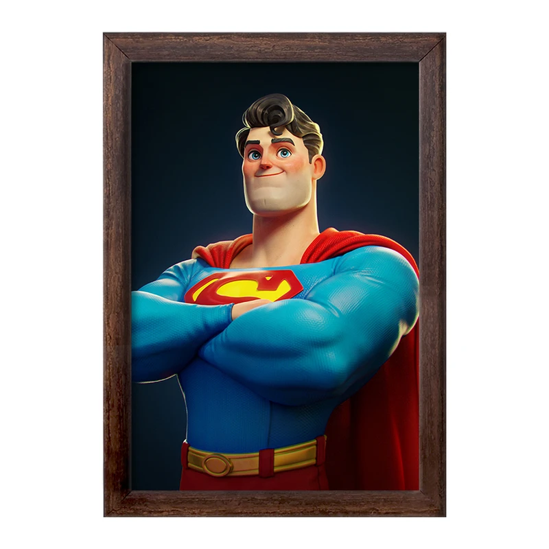 تابلو خندالو طرح سوپرمن (Superman) کد F384