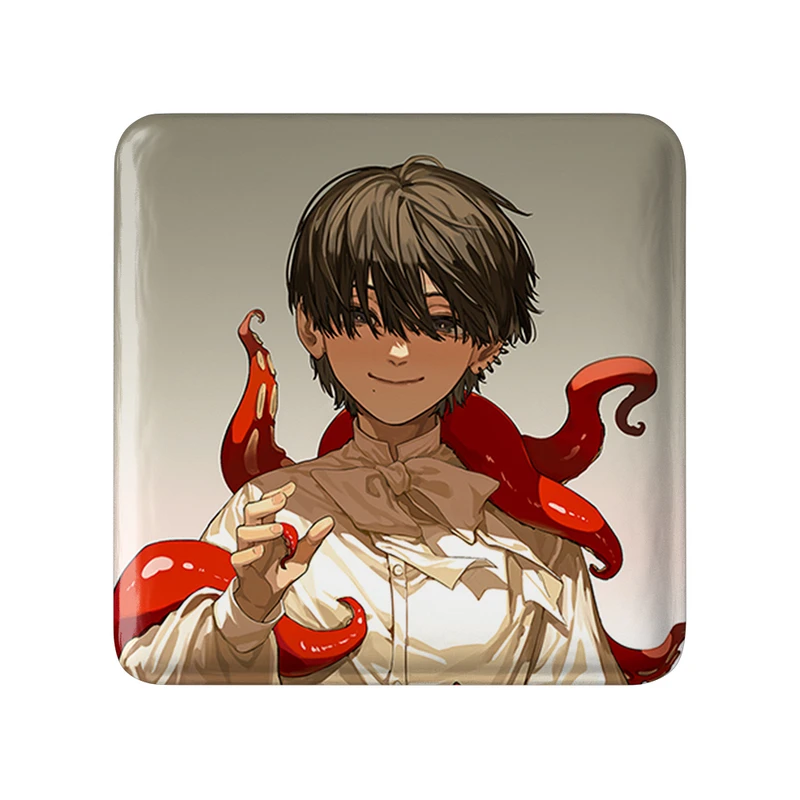 مگنت خندالو طرح یوشیدا انیمه مرد اره ای Chainsaw Man  مدل مربعی کد 22344