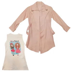 ست تاپ و مانتو دخترانه مدل 1403