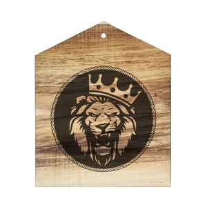 دیوار کوب چوبی مدل شیر