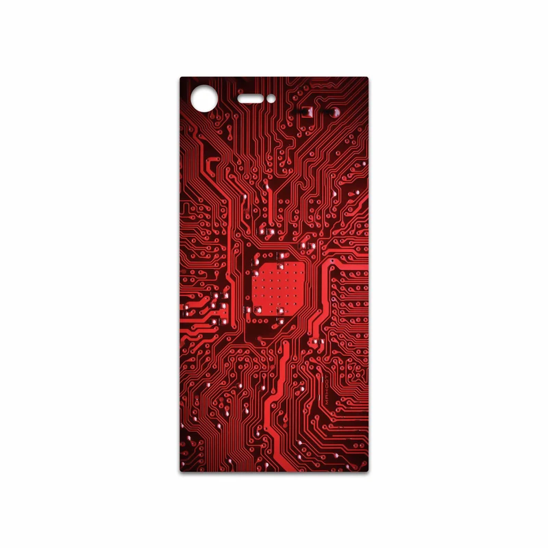 برچسب پوششی ماهوت مدل Red Printed Circuit Board مناسب برای گوشی موبایل سونی Xperia XZ Premium