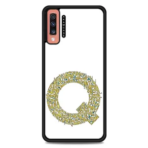 AKAM AMC-WSGA70-ALPHADOODLEBET-17 Cover For Samsung Galaxy A70