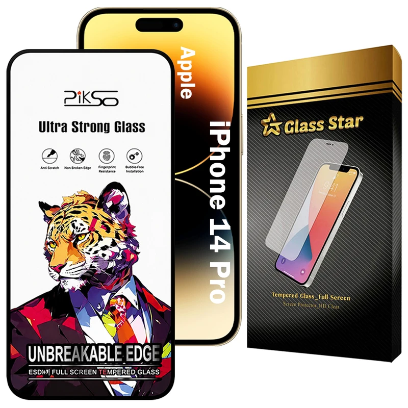 محافظ صفحه نمایش گلس استار مدل PICSOG مناسب برای گوشی موبایل اپل iPhone 14 Pro