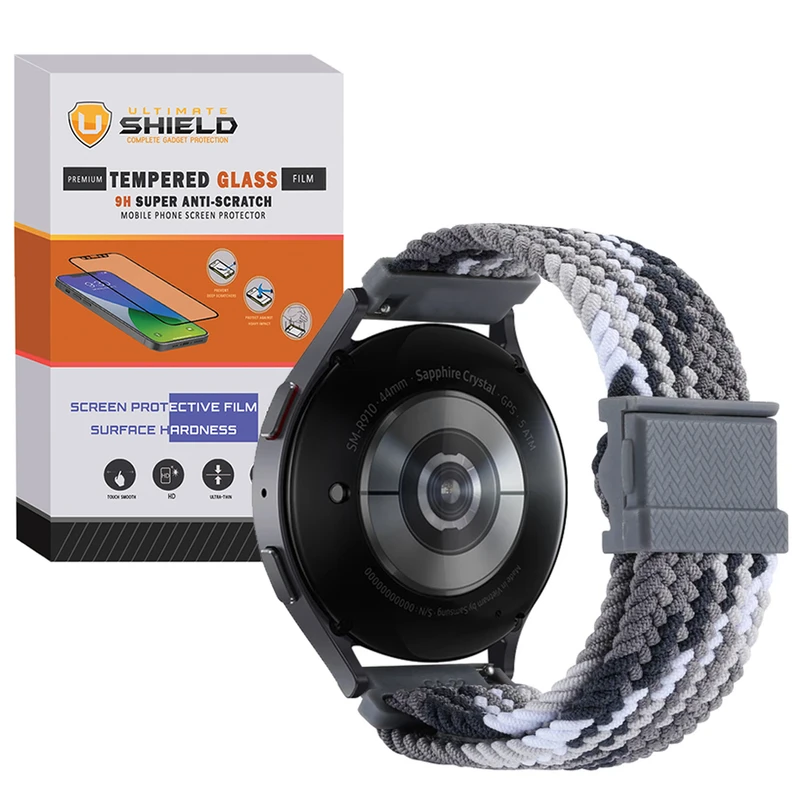بند آلتیمیت شیلد مدل Braided Magnet UL مناسب برای ساعت هوشمند سامسونگ Galaxy watch 4 40mm / watch 4 44mm / watch 4 Classic 42mm / watch 4 classic 46mm