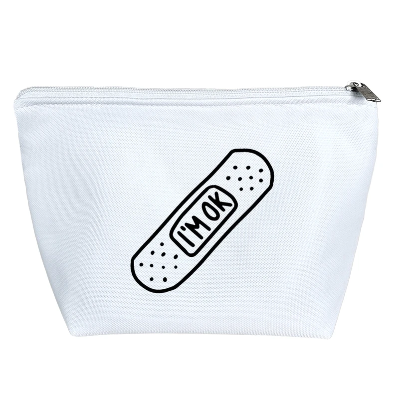 کیف لوازم آرایش دخترانه خندالو مدل چسب زخم I`m OK کد 5226