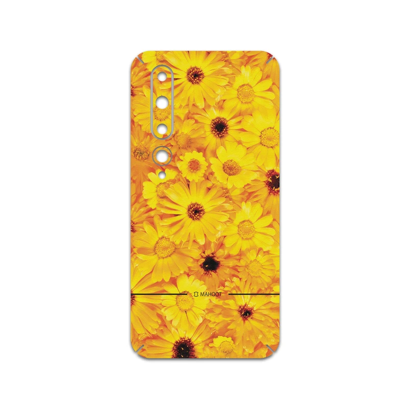 برچسب پوششی ماهوت مدل Yellow-Flower مناسب برای گوشی موبایل شیائومی Mi 10 5G